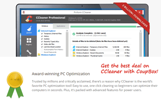 New CCleaner Coupon Code: 75% Discount
