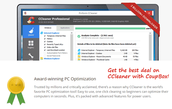 ccleaner professional (for mac) coupon 2017