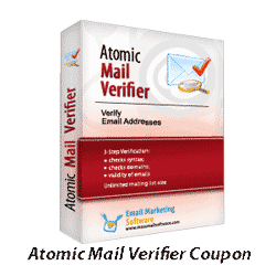 Use our exclusive Atomic Mail Verifier Coupon and make savings of up to 65%