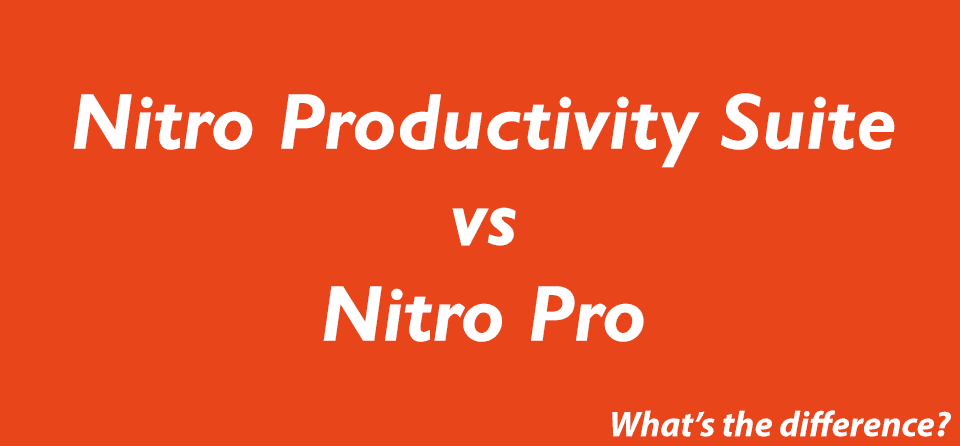 nitro productivity suite