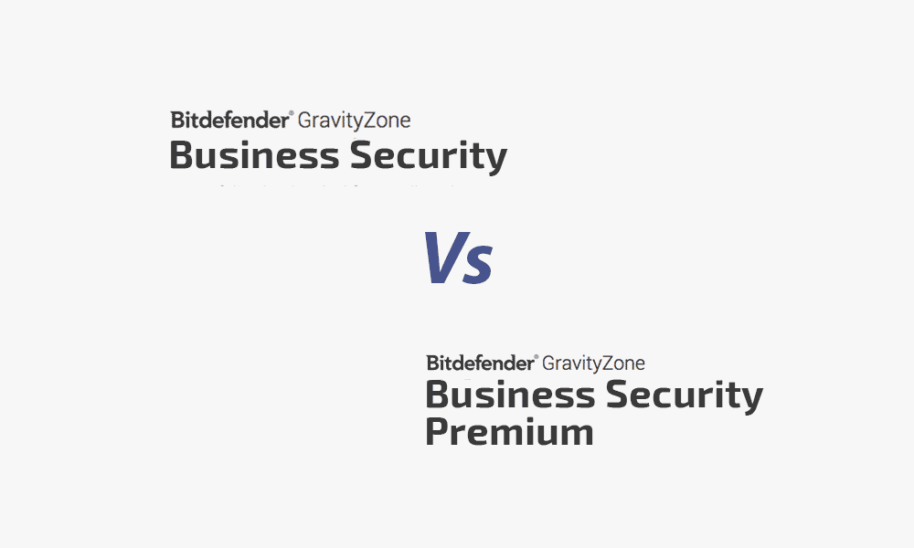 What are the differences when comparing Bitdefender GravityZone Business Security vs Premium?